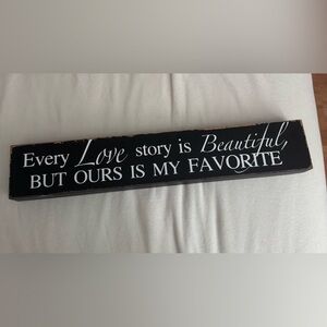 Madison Black and White Love Story Wall Art